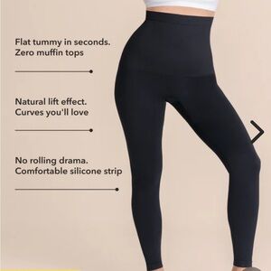 Shapermint High-Waisted Shaping Leggings - Black